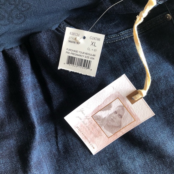 Jessica Simpson Maternity Skinny Jeans Size XL - Picture 3 of 3